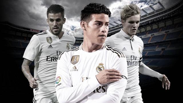 Ceballos, James y Odegaard