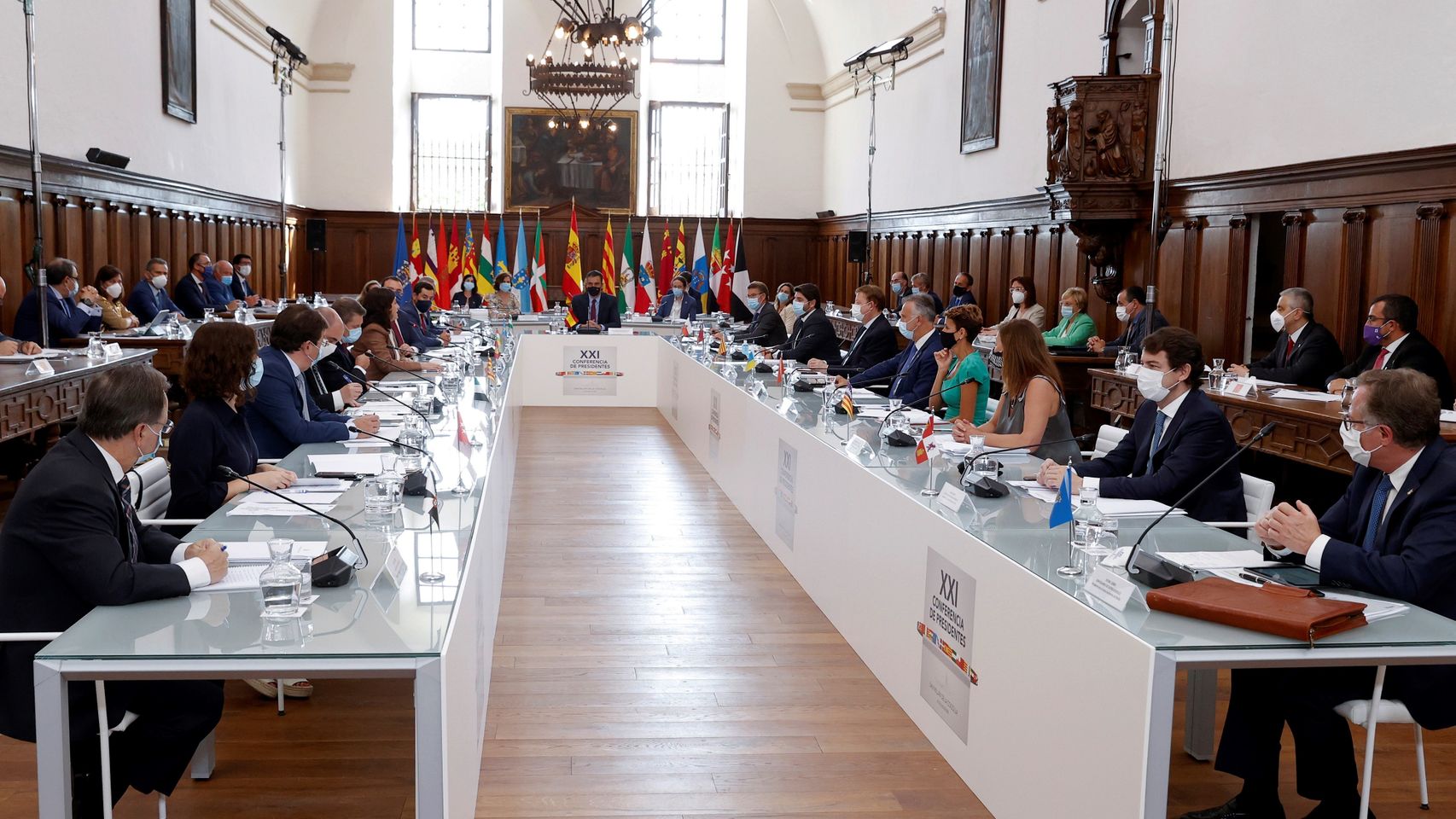 La Conferencia de Presidentes de San Millán de la Cogolla, en imágenes