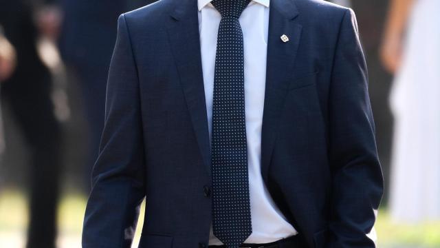 Iñigo Urkullu a su llegada a la Conferencia de Presidentes.