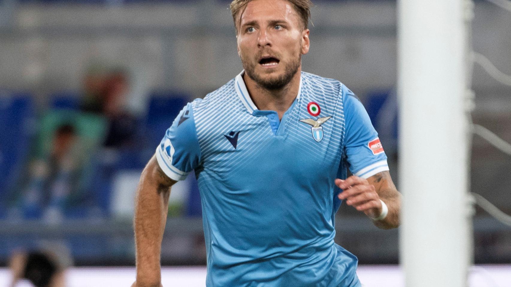 Ciro Immobile, con la Lazio