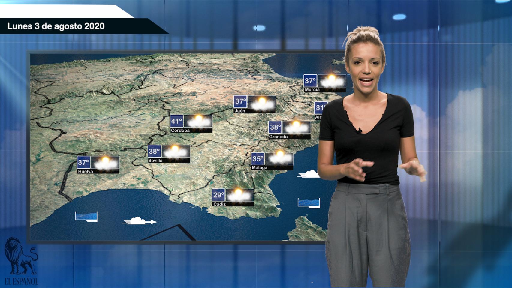 El calor da un respiro este lunes para volver a repuntar a mediados de semana