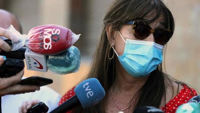 La consejera de Sanidad del Gobierno de Aragón, Sira Repollés.
