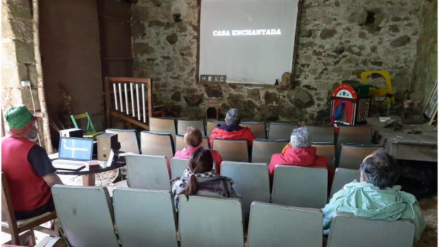 Una proyección en Cinema Palleiriso.