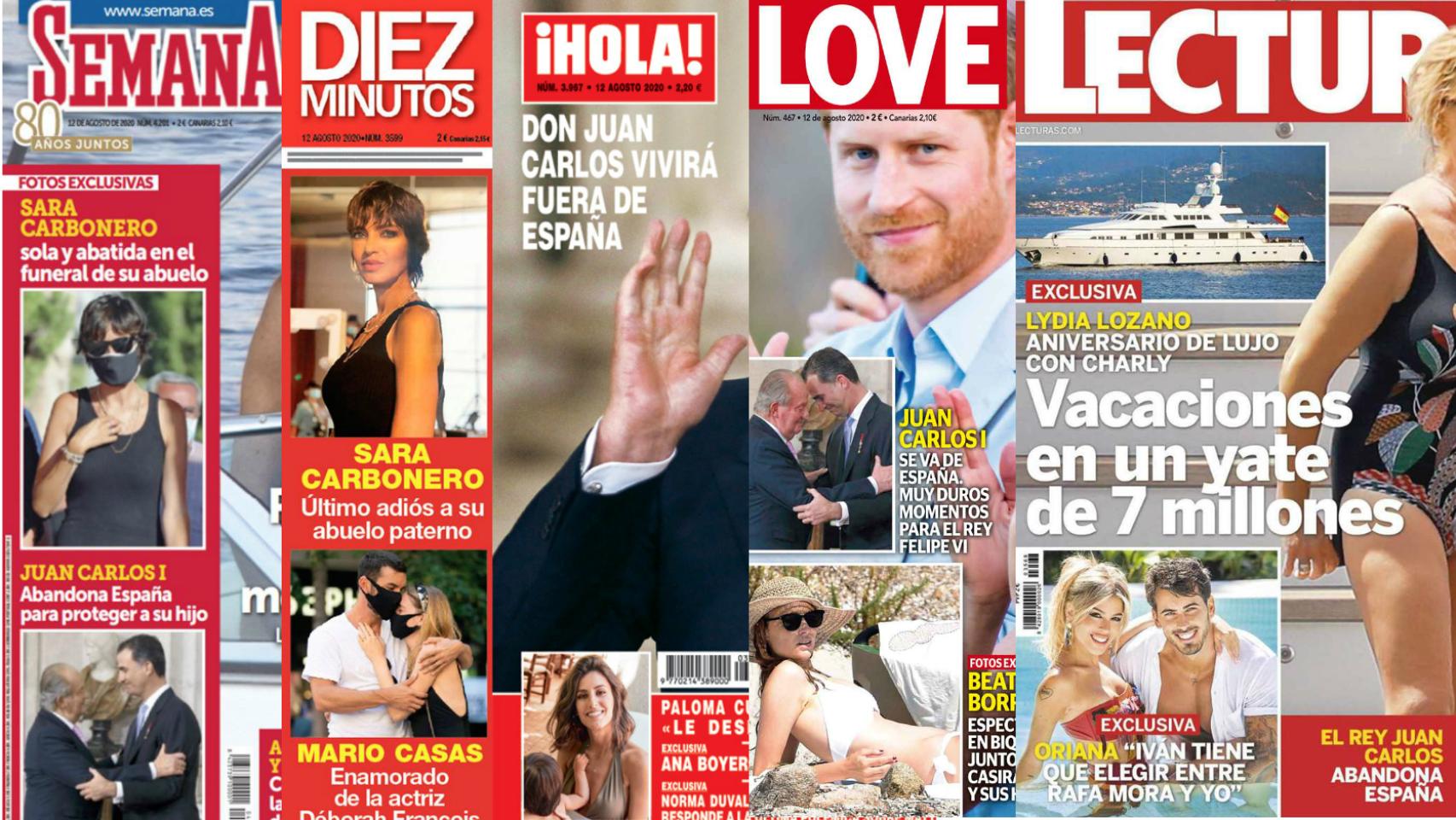 Portadas de las revistas de los miércoles.