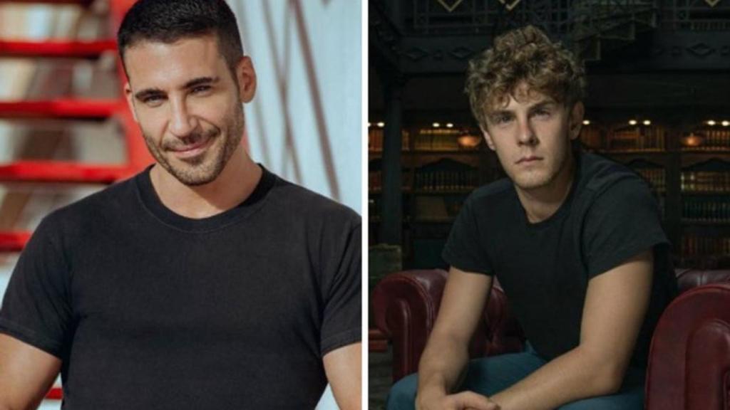 Miguel Ángel Silvestre y Patrick Criado