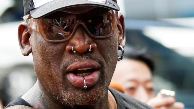 El ex de la NBA Dennis Rodman