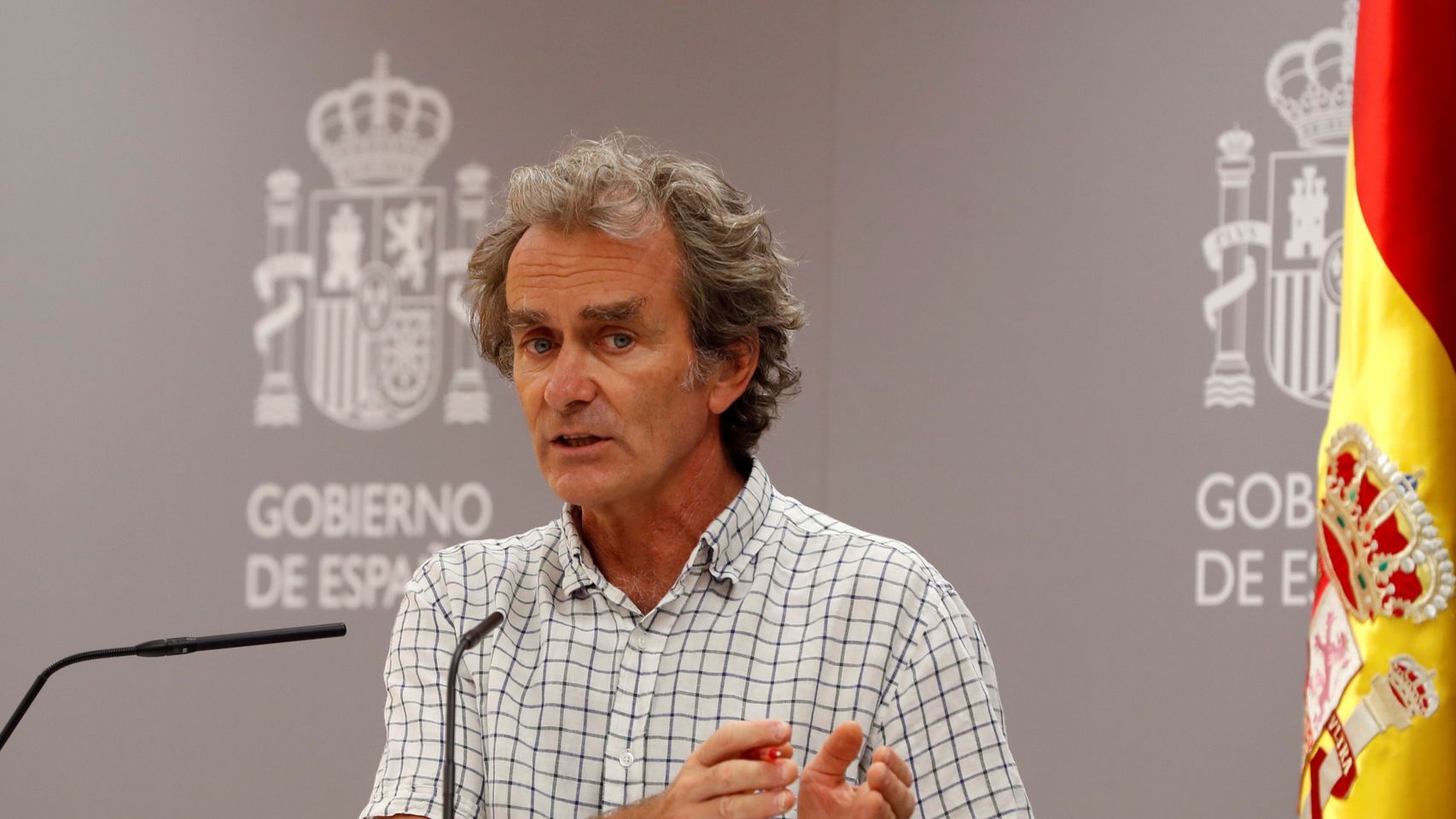 El director del Centro de Coordinación de Alertas y Emergencias Sanitarias (CCAES), Fernando Simón, este jueves.