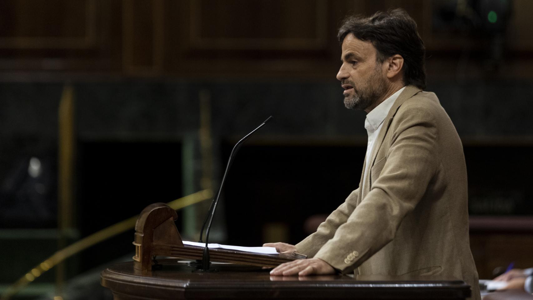 El presidente del grupo parlamentario Unidas Podemos en el Congreso de los Diputados, Jaume Asens.