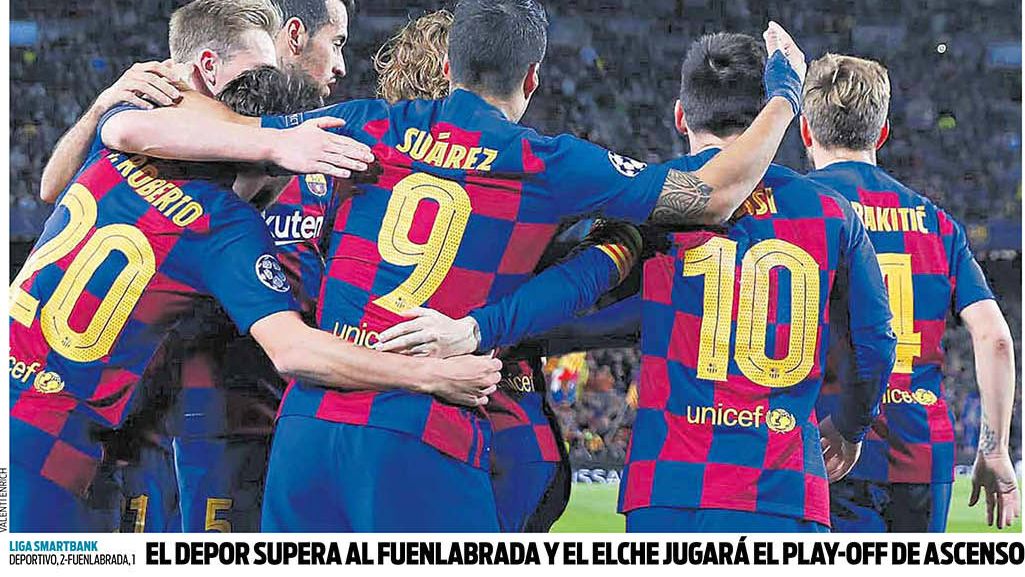 La portada del diario Sport 8-8-2020