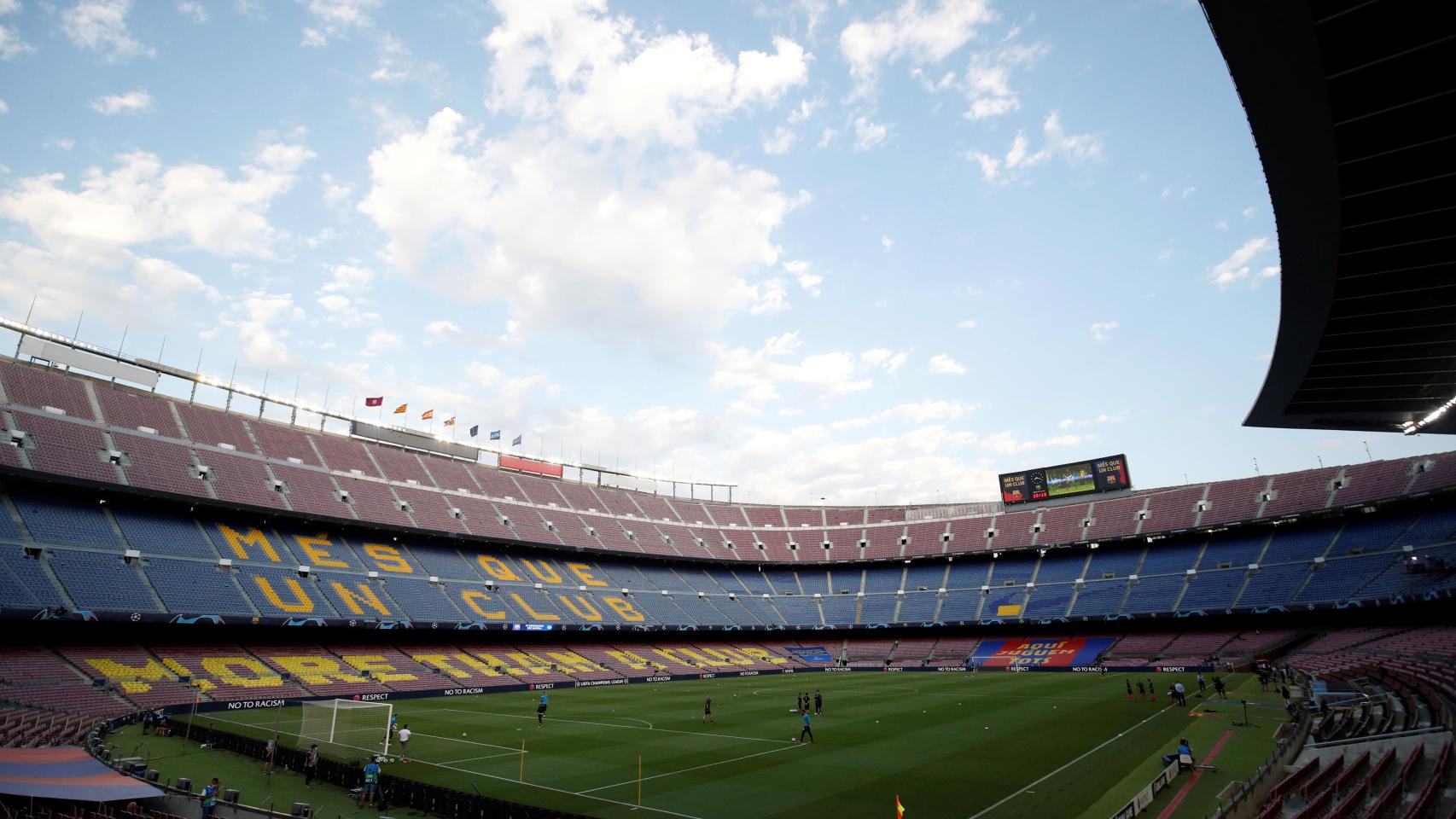 El Camp Nou antes del Barça - Nápoles