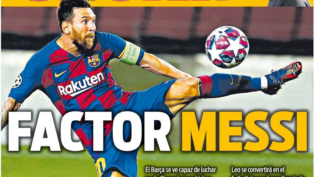 La portada del diario SPORT (10/08/2020)