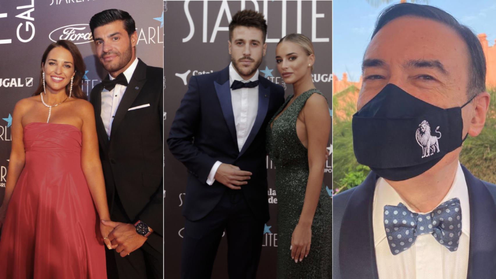 Paula Echevarría y Miguel Torres; Antonio José y Marta Marchena y Pedro J. Ramírez, en la Gala Starlite 2020.