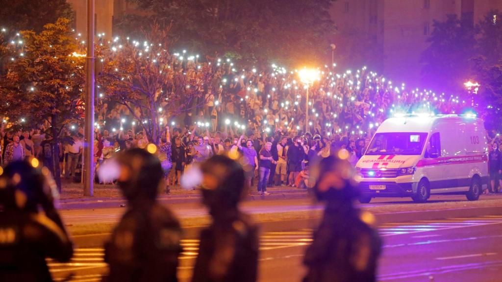 Las protestas en Bielorrusia tras las elecciones de 2020.