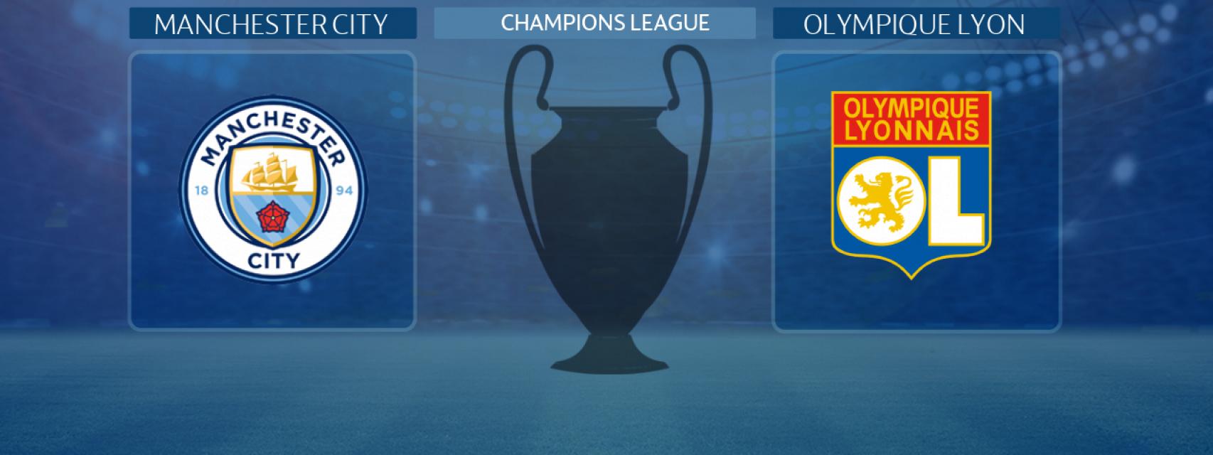 Manchester City - Olympique Lyon, partido de la Champions League