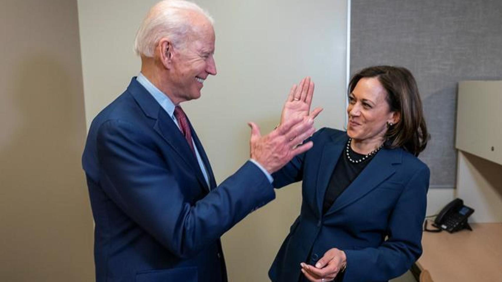 Joe Biden y Kamala Harris.