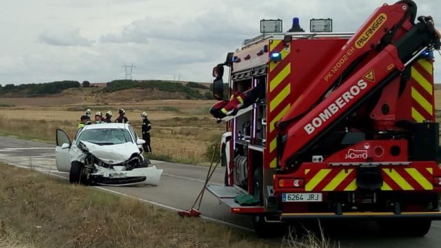 Accidente bomberos zamora
