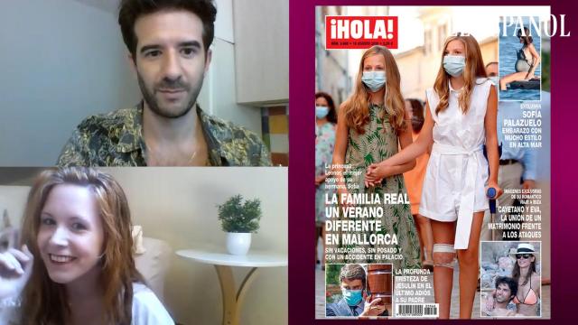 Raúl Rodríguez y Ane Olabarrieta en el kiosco rosa, en vídeo.