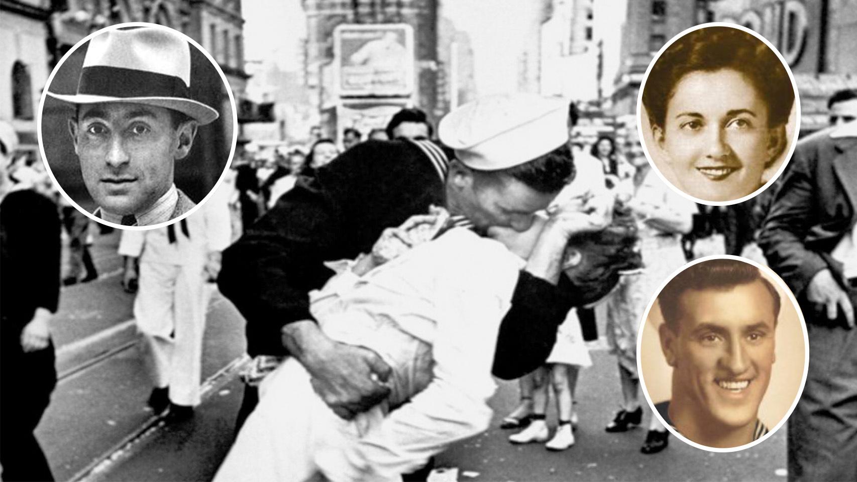 Mítico beso en Times Square.