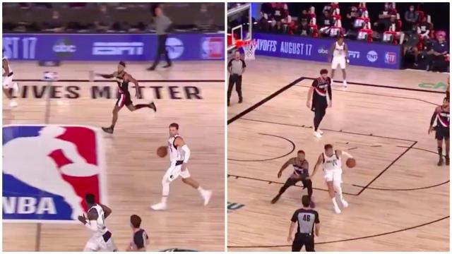 Doncic, contra los Trail Blazers