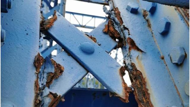 El puente ubicado en Pontedeume.