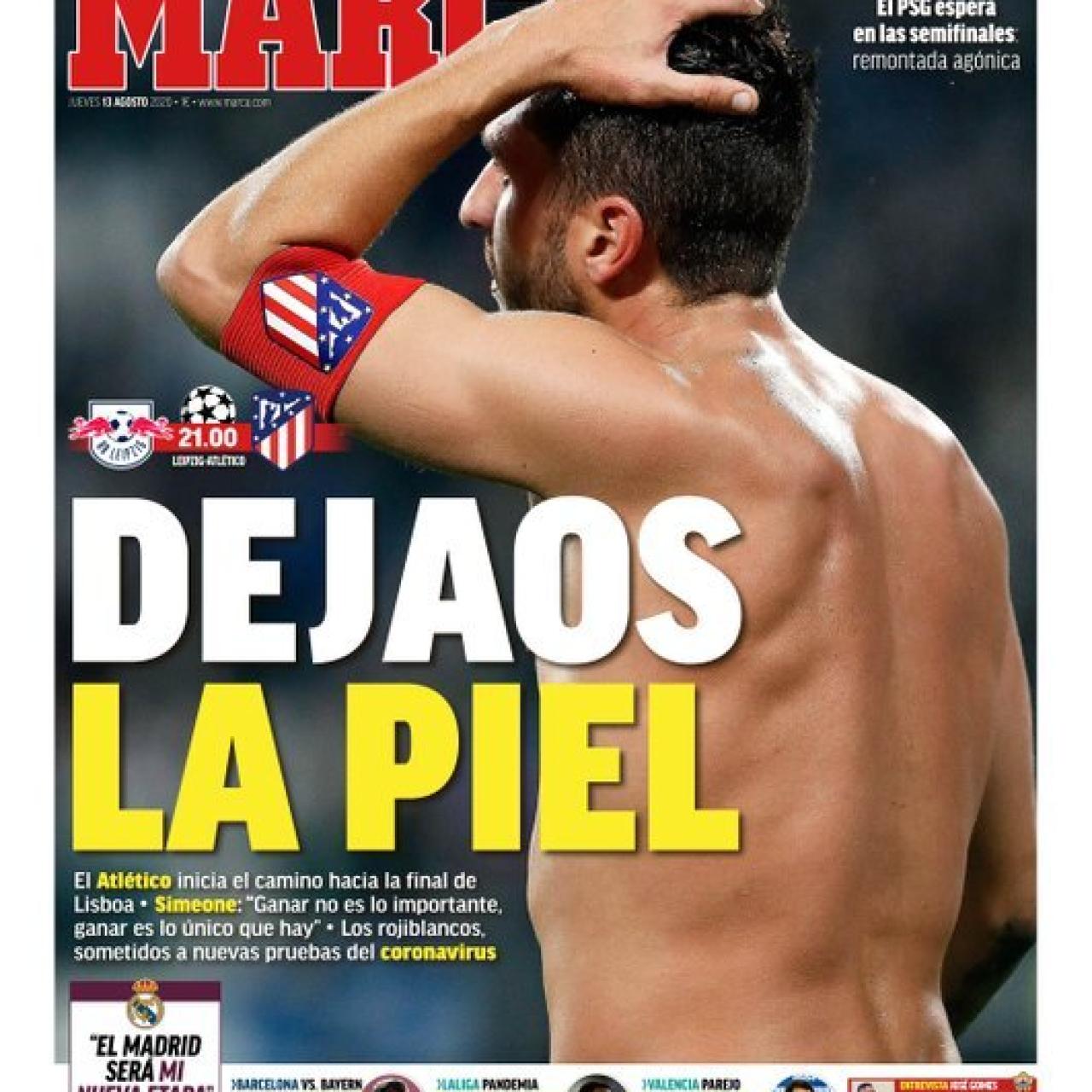 Portada MARCA 13-8-2020