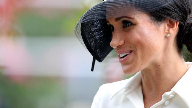 Meghan Markle, en un acto en Reino Unido.