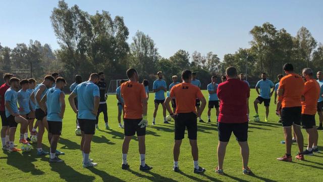 Entrenamiento del Real Jaén
