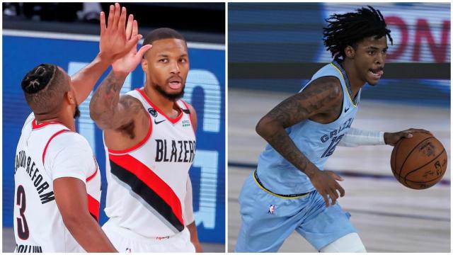 Damian Lillard y Ja Morant