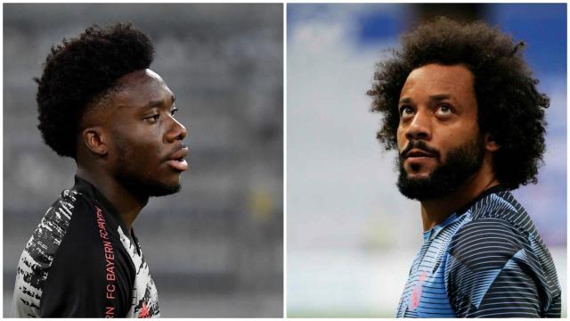 Alphonso Davies y Marcelo