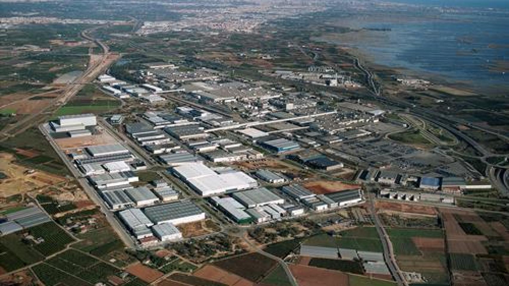 Un polígono industrial.