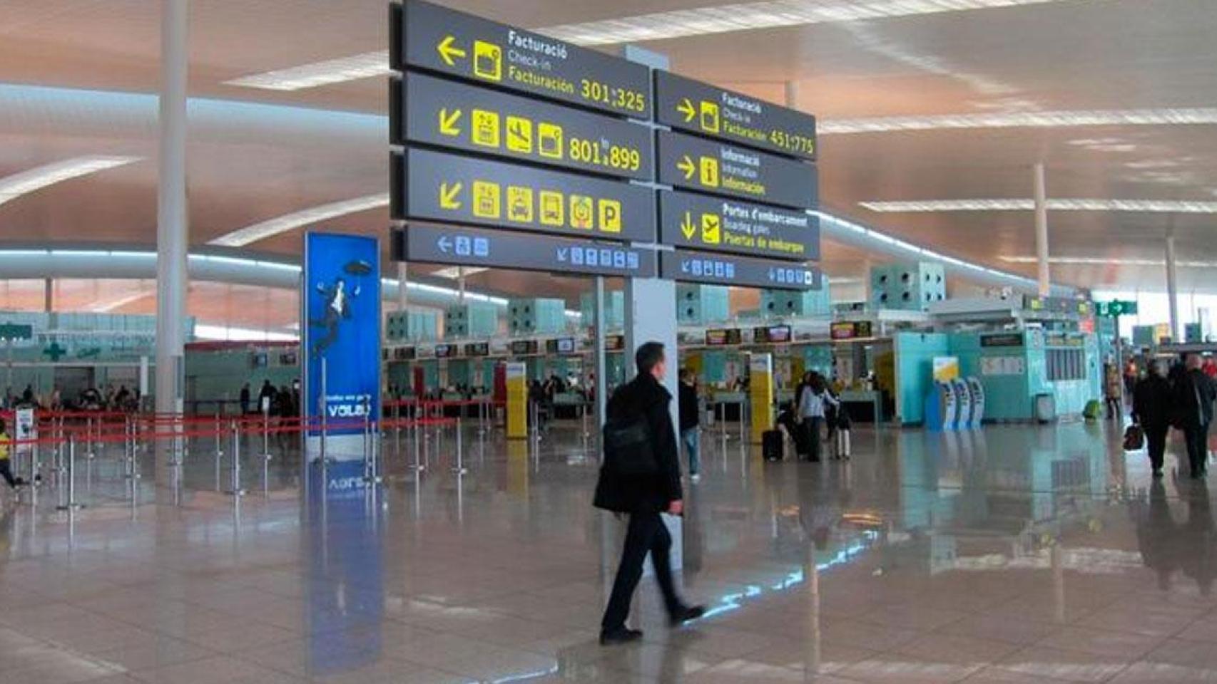 Aeropuerto de El Prat, en una imagen de archivo.