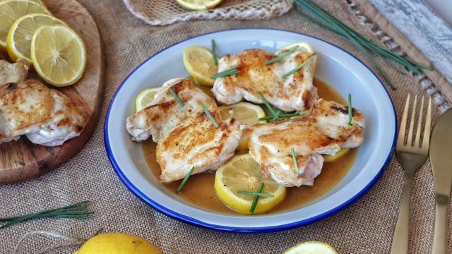 Contramuslos de pollo al limón, recetas fáciles para barbacoa