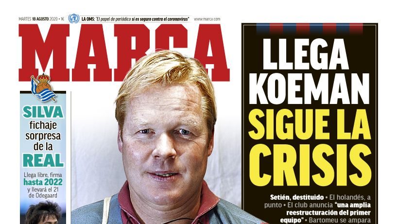 Portada MARCA (18/08/20)