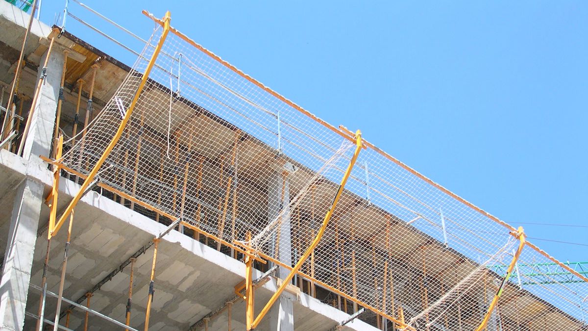 Imagen de archivo de unas obras de construcción.