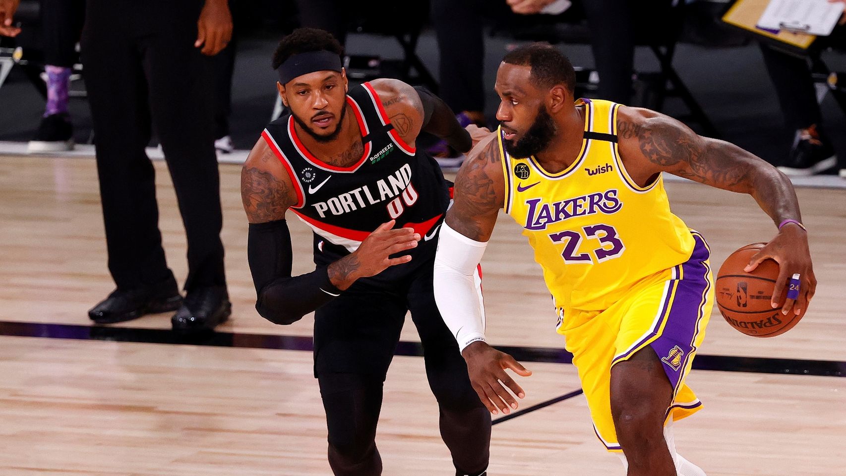 Carmelo Anthony y LeBron James