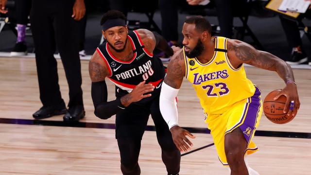 Carmelo Anthony y LeBron James