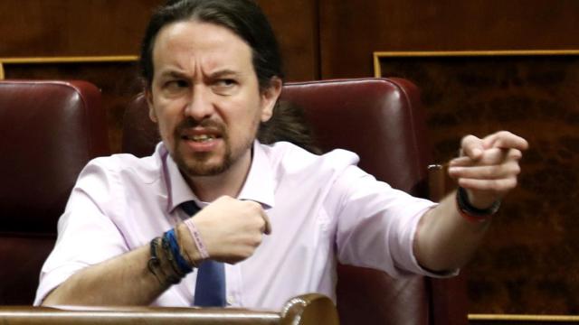 Pablo Iglesias, en el Congreso./