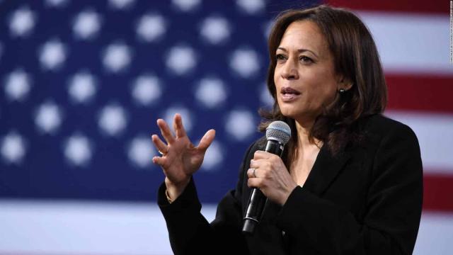 Kamala Harris, candidata demócrata a la vicepresidencia de EEUU.
