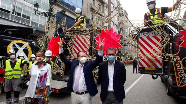 Las prematuras luces de Navidad de Vigo, tendencia en toda España