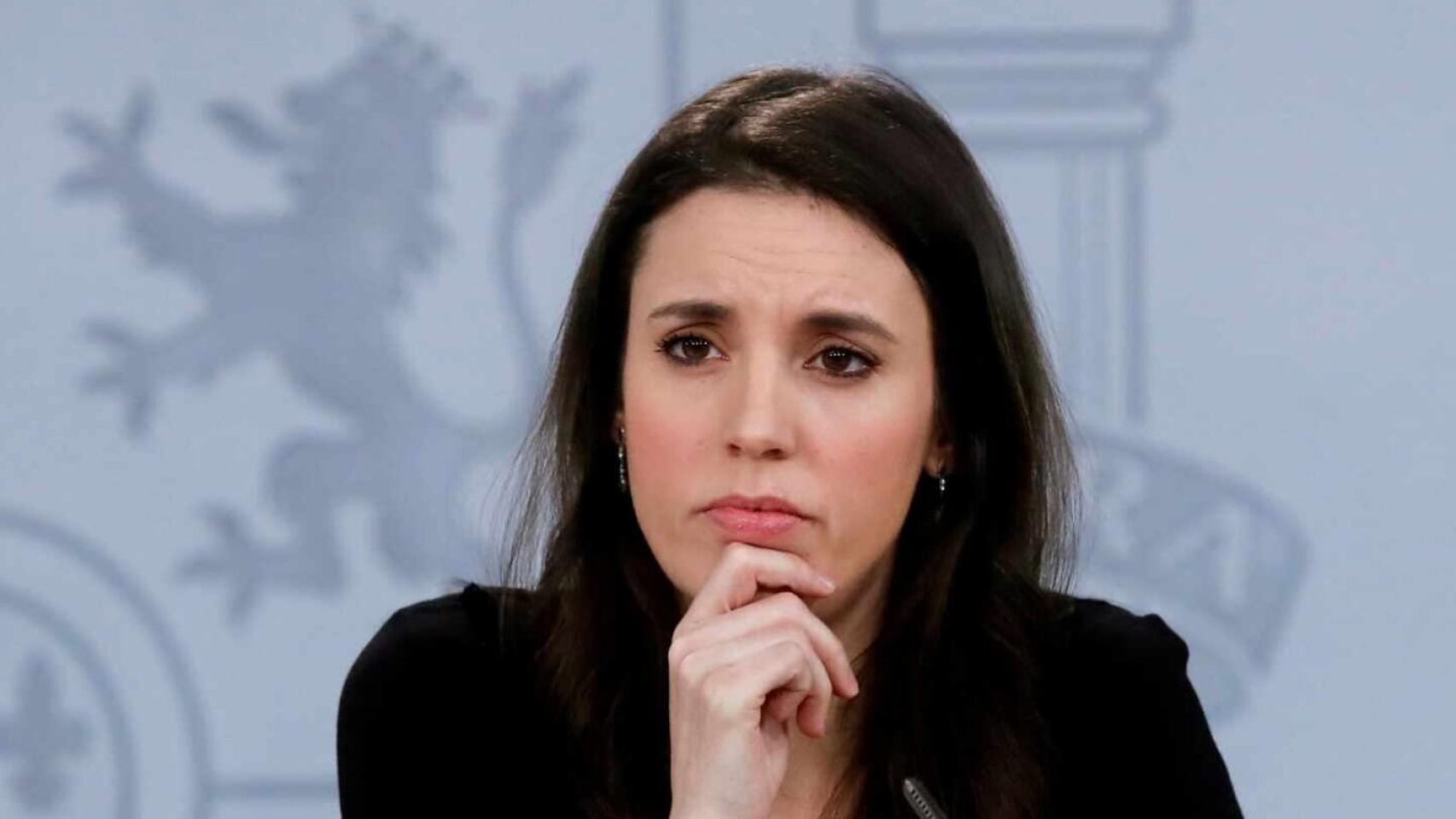 La ministra de Igualdad, Irene Montero.