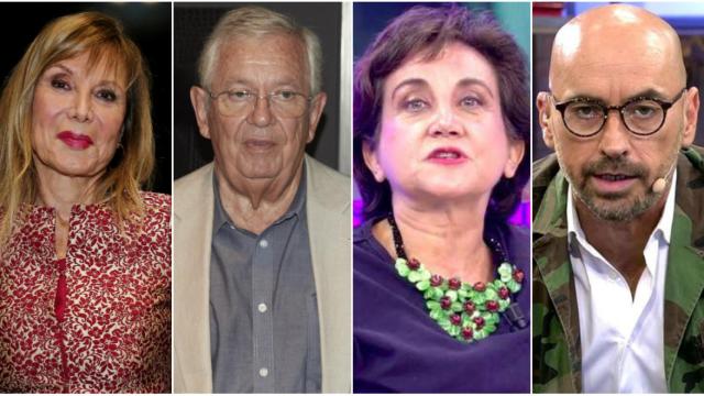 Pilar Eyre, Fernando Jáuregui, Carmen Duerto y Diego Arrabal en montaje de JALEOS.