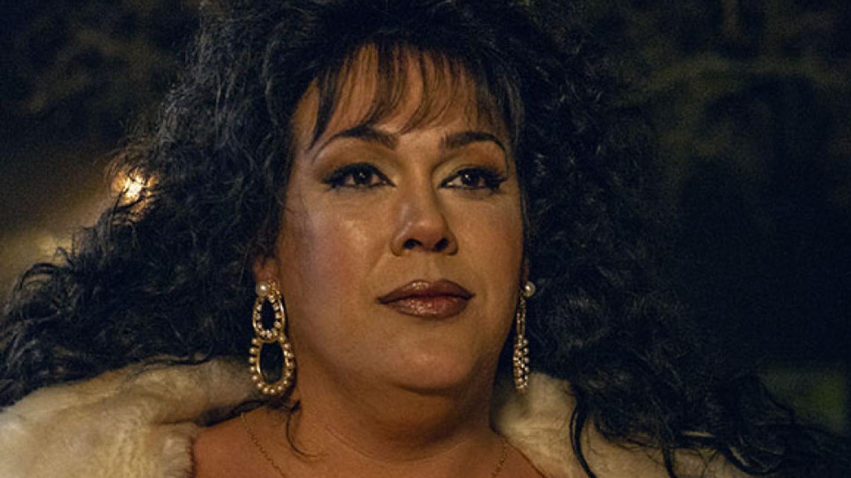 Desy Rodríguez caracterizada como Paca La Piraña.