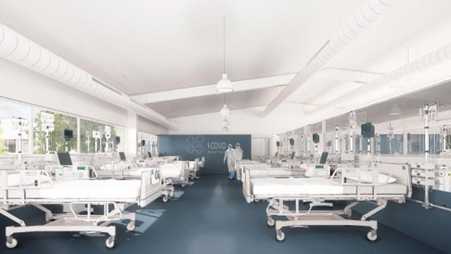 Hospitales españoles que se pueden levantar en cuatro meses y convertirse en UCI en 48 horas