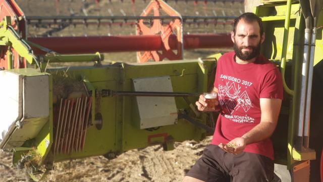Alejandro Aguado, Ingeniero Agrícola y agricultor desde hace seis años
