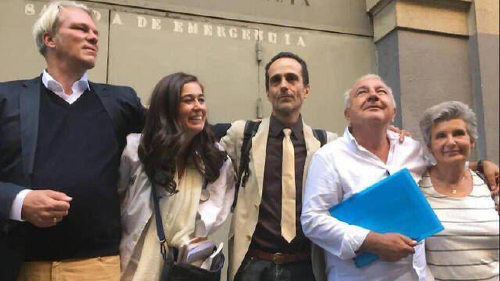 De izquierda a derecha, Heiko Schoenig, Natalia Prego, Ángel Ruiz Valdepeñas, Rafael Gazo y María José Martínez Albarracín