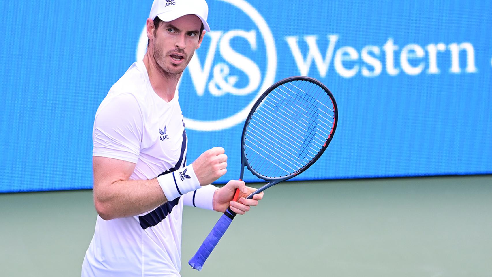 Andy Murray celebra su victoria en Cincinnati