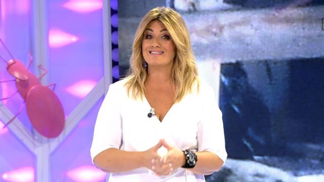 Carlota Corredera, en la última emisión de 'Hormigas Blancas'.