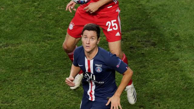 Ander Herrera, en el PSG - Bayern Múnich de la final de la Champions League