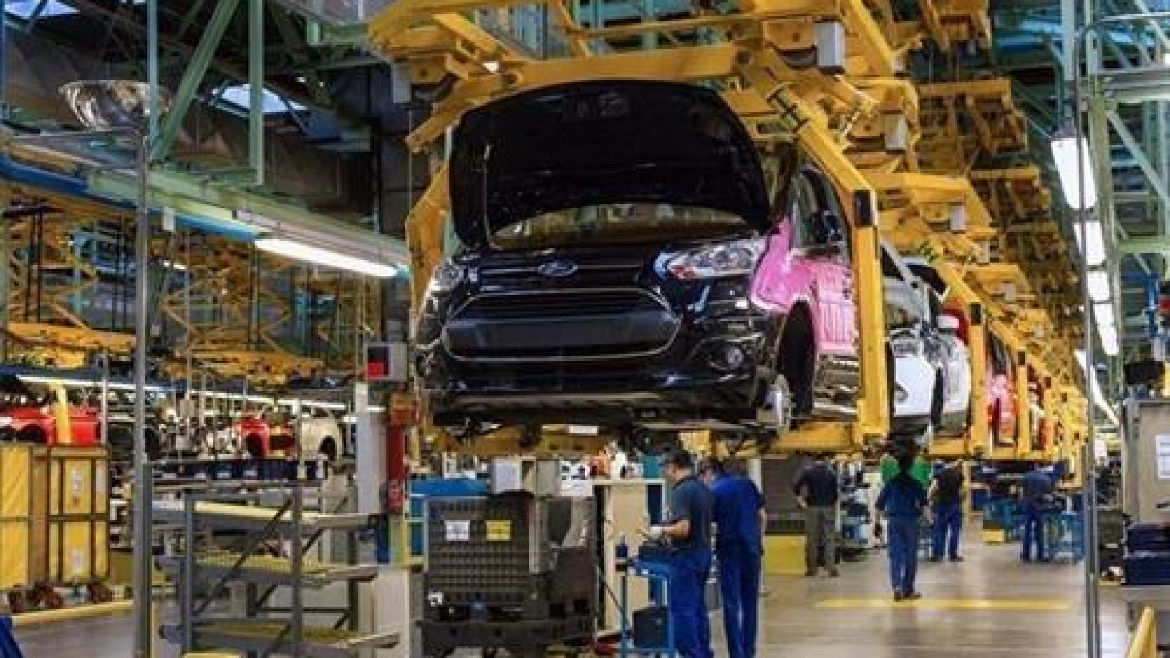 Cadena de producción de Ford Almussafes.