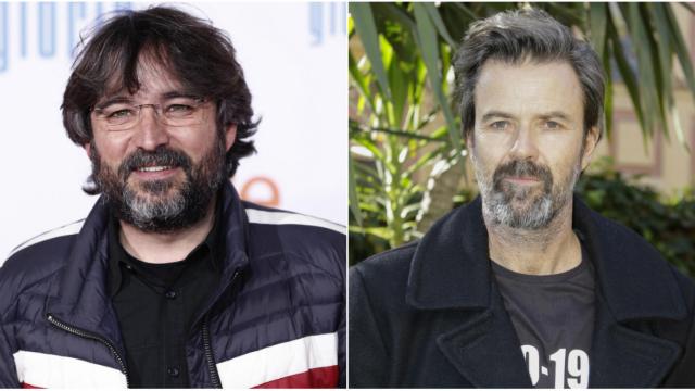 Jordi Évole y Pau Donés en montaje de JALEOS.